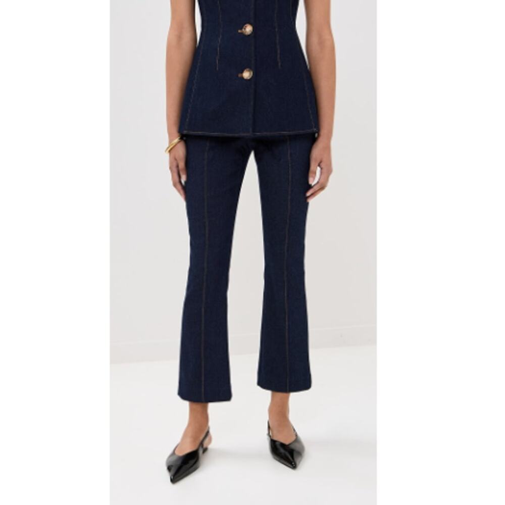 Veronica Beard Women's Dark Oxford Tani Pants Size 8